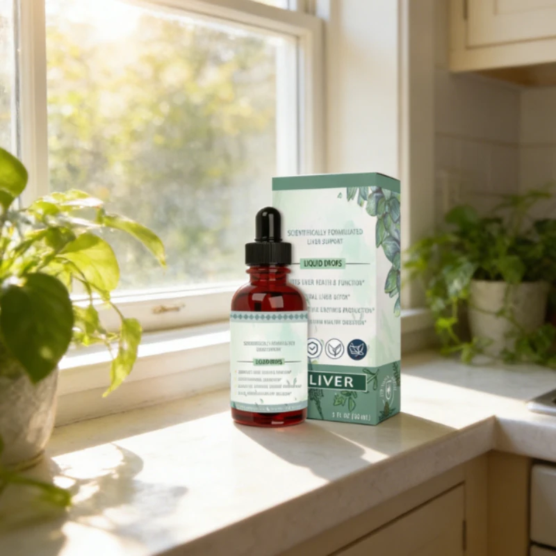 

Herbal Liquid Drops Daily Supplement Plant-Based Wellness Support Digestive Comfort Freshness Formula 30ml