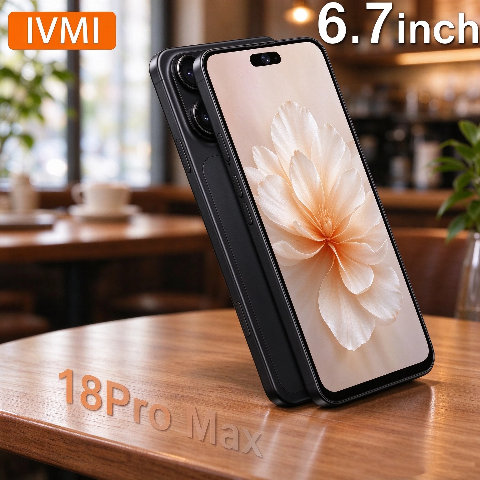 IVMI NEW Product hot sale 18PRO Max 3GB+16GB Android phone 6.7 inch dual camera Google Play Bluetooth WiFi smart phone