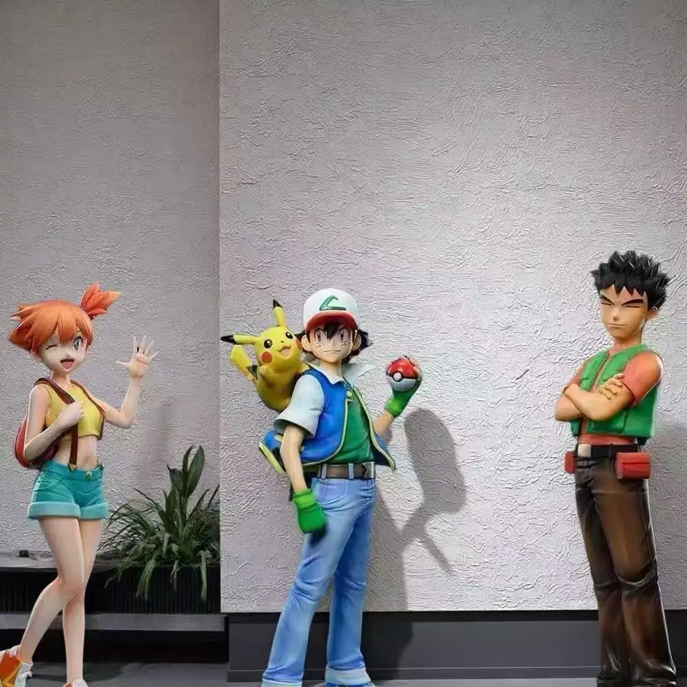 Figurine de statue non imprimée Pok é mon Xiaozhi Pikachu Xiaozhi Xiaogang Xiaoxia, modèle ornement