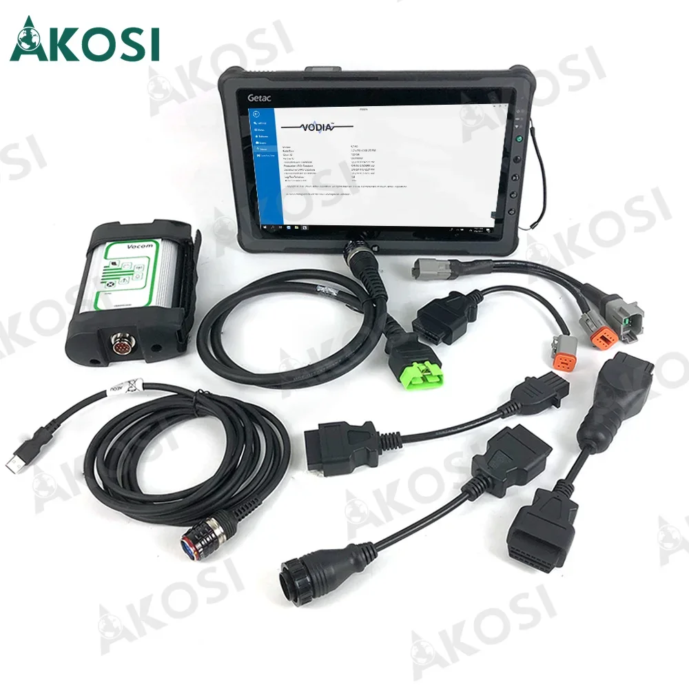 for vo-lvo penta marine generator industrial Engine Diagnostic for penta EPC diagnostic tool vodia5 vocom and Getac F110 tablet