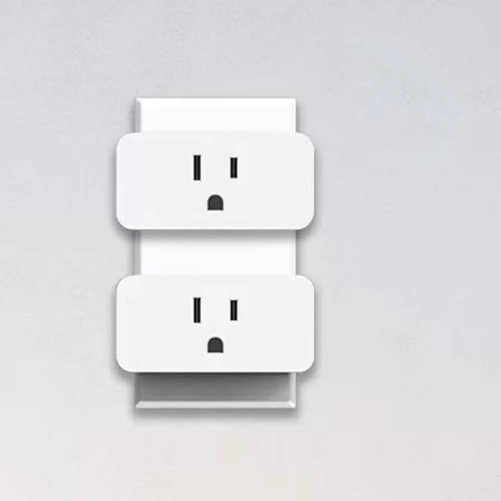 Commande vocale à distance Mini prise intelligente WiFi prise américaine 110-240V 10A prise intelligente américaine statistiques d'électricité prise de minuterie de télécommande
