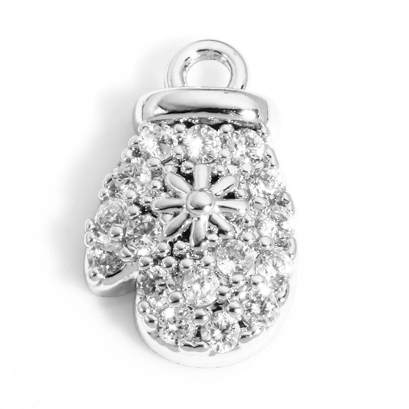 1pc Kupfer Weihnachten Charms Gold Farbe klar Zirkonia Weihnachts geschenk Glocke Stern Anhänger DIY Halskette Ohrringe Frauen Schmuck – Detail 11