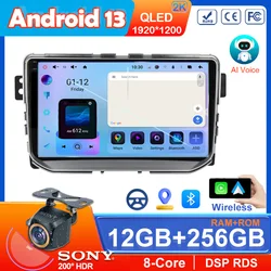 Android 13 Auto Carplay For For Great Wall Haval Hover H2 2015-2020 GPS Navigation Wifi Bluetooth 5G Rear Camera QLED Screen
