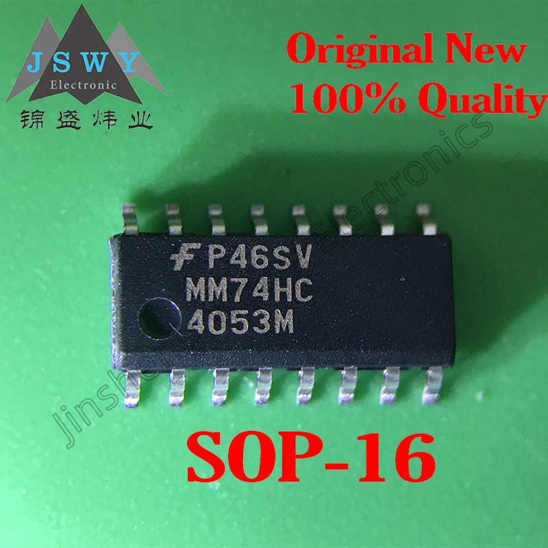 

(10/50 pcs) MM74HC4053MX SOP-16 MM74HC4053M/Analog Multiplexer/Demultiplexer Chip/Original Stock Electronics