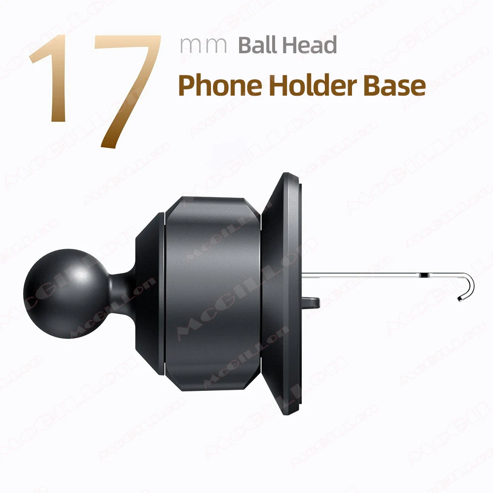 

17mm Ball Head Car Air Vent Clip for Car Phone Holder Mount Universal Car Air Outlet Hook Clamp for Mobile Phone GPS Brackets