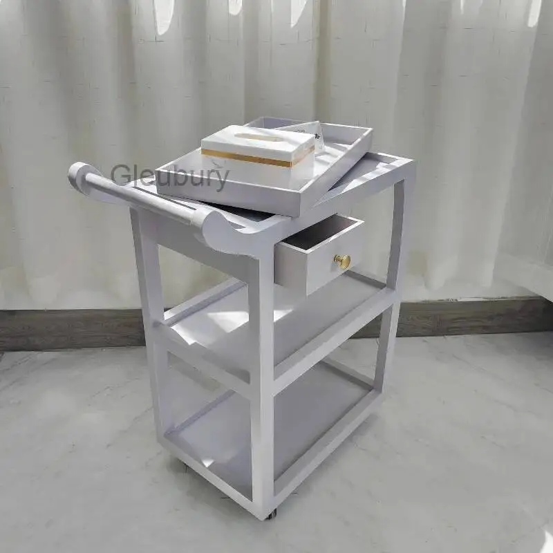 Beauty Nail Art Salon Trolley Luxury Living Room Modern Villa Salon Trolley Kitchen Commercial Furniture Carrello Attrezzi Lstc