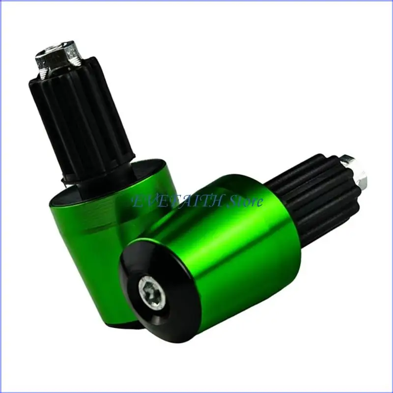 

124B Motorcycle Handlebar End Plugs Aluminum Alloy Universal Rustproof Easy Mounting