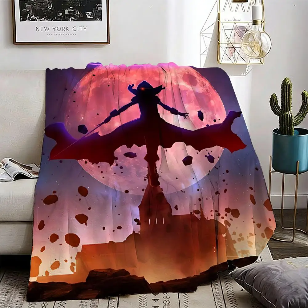 

Anime The Eminence In Shadow Throw Lightweight 240g Flannel Blanket Soft Skin-friendly for Summer Cooling
