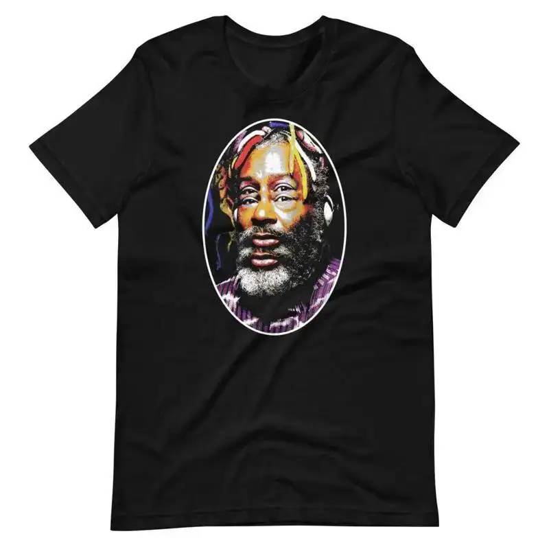 George Clinton Illusion Portrait Black T Shirt