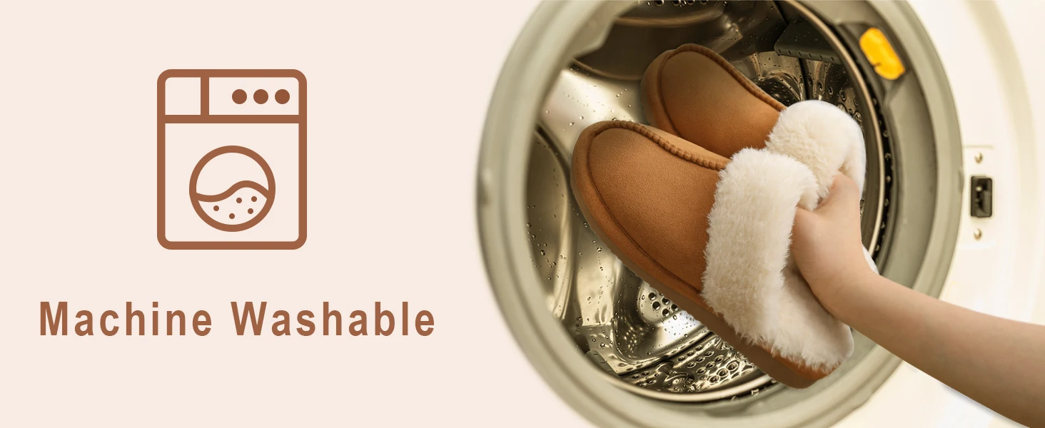 Shevalues Winter Pelzige Damen-Hausschuhe, Memory-Schaum-Hausschuhe, flauschige, gemütliche Baumwoll-Slides, rutschfeste, warme Outdoor-Damen-Hausschuhe – Detail 10