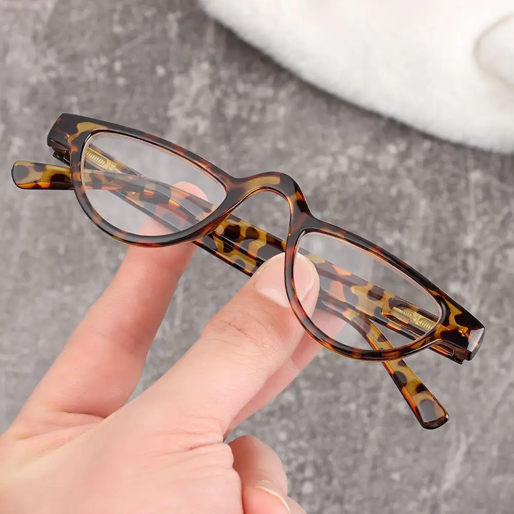 Cat Eye Reading Glasses Women Men Small Frame Glasses Lightweight Clear Lens Presbyopic Eyeglasses Spectacles Eyewear +0~+3.5