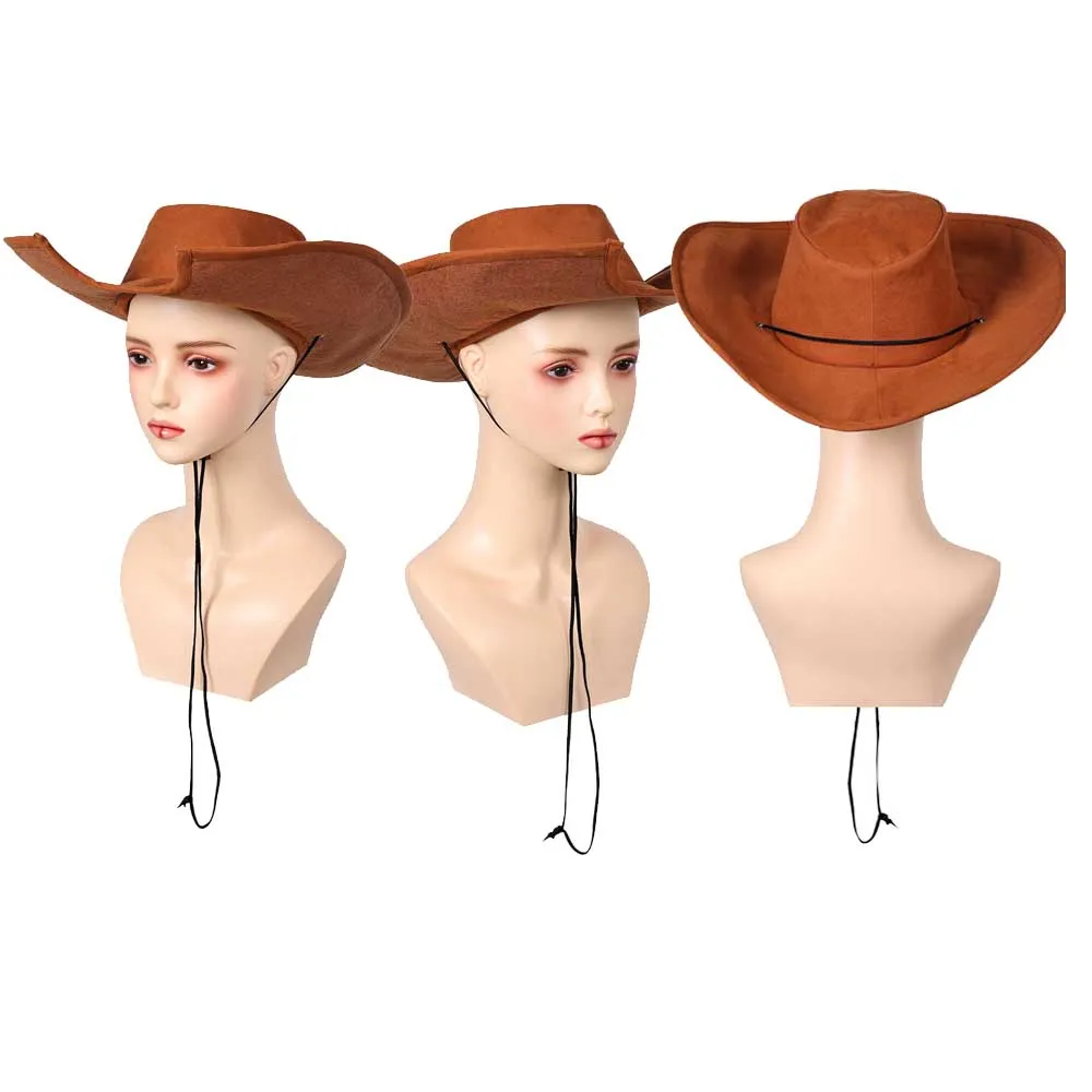 Chapeau de Cowboy Occidental pour Cosplay Adulte, Casquette de Jeu Final Cos nette, Vêtements de Sauna, Accessoires de ixd'Halloween et de Carnaval