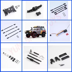 Fms Fcx10 Lc80 Remote Control Car Accessories Gearbox Chassis Pull Rod Servo Gear Upgrade And Modification Accessories