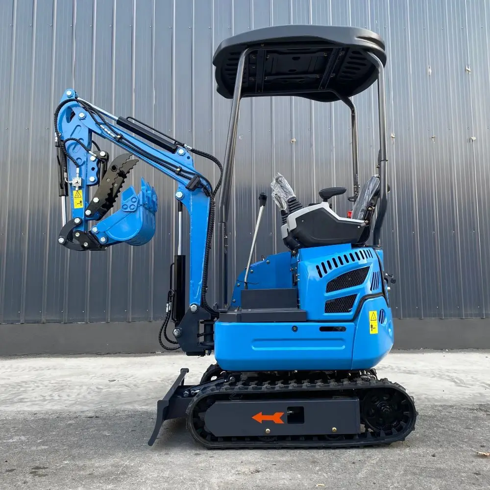 Envío Rápido, Mini Excavadora Tienu de 1.7 Toneladas, 2 Toneladas, Motor con Certificación EPA y CE, Excavadora Pequeña para Granja, Precios de Excavadoras Pequeñas para Exteriores