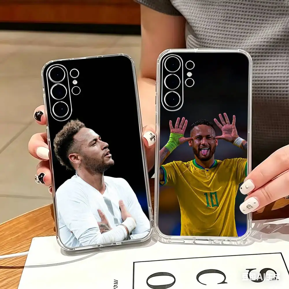 Cool N-Neymar Jr Ney Transparent phone Case For Samsung S25,24,21,22,21,20,10,S9Ultra,Plus,Fe,Lite