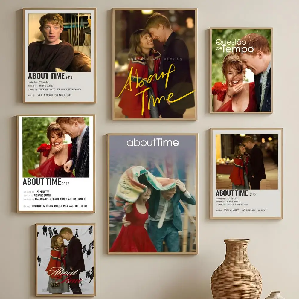 romance movie About Time Poster HD Self-Adhesive Waterproof 