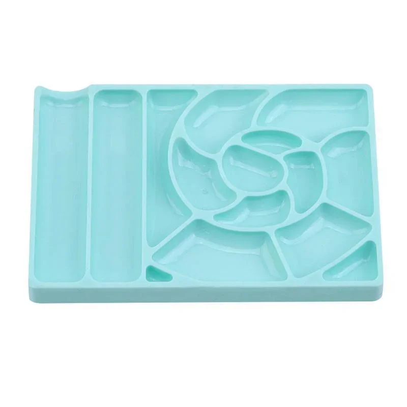 Rejillas de tonificación de placas de paleta de uñas de acuarela, soporte de dibujo de pintura de esmalte de uñas de Gel, herramientas de manicura