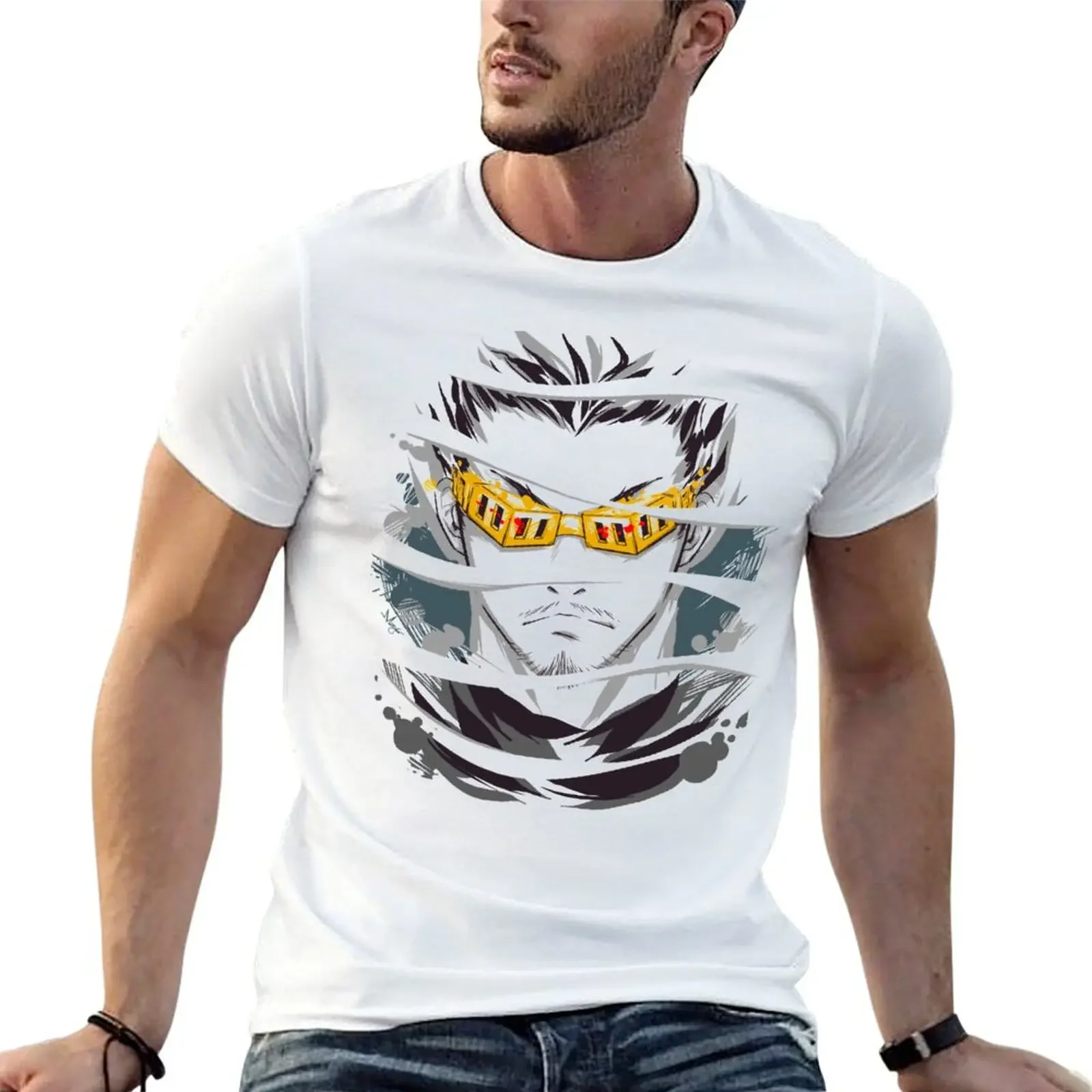 Eraser Head -Mr. Aizawa T-Shirt anime clothes baggy shirts boys whites customizeds clothing for men