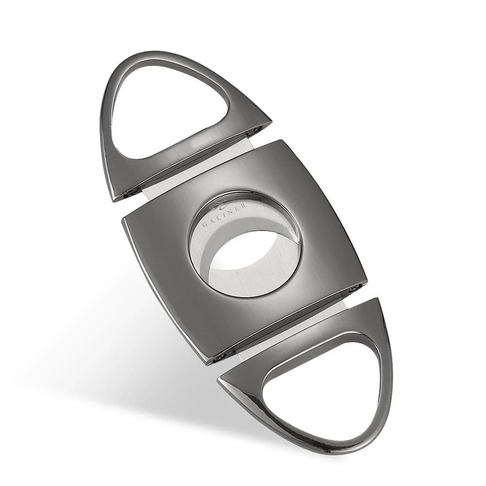 

Портативные острые ножницы для сигар из нержавеющей стали с пробойником, аксессуары для сигарет Galiner, набор инструментов в подарочной коробке