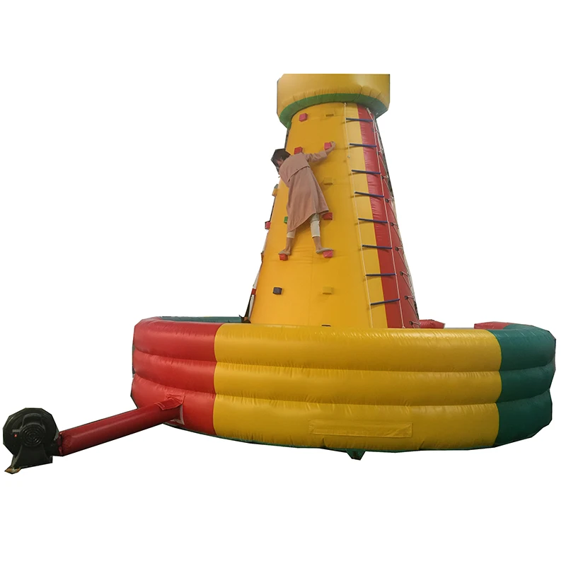 2019 Hot sale inflatable rock climbing wall, inflatable climbing wall for climber sports