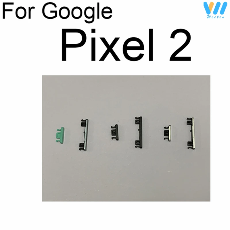 Power Volume Buttons For Google Pixel 2 2XL ON OFF Power Volume Side Switch Keys Up Down Button Replacement Repair Parts 1 Set