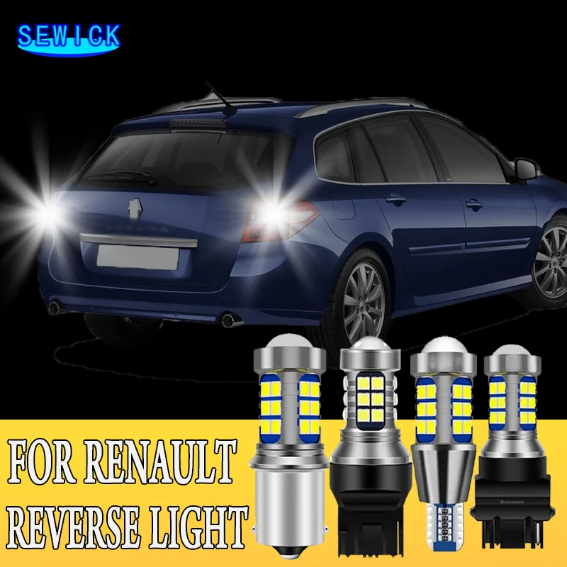 

2pcs LED Reverse Light Lamp P21W BA15S Canbus For Renault Laguna 1 2 3 Kangoo Avantime Alaskan Grand Scenic Master Modus Sandero