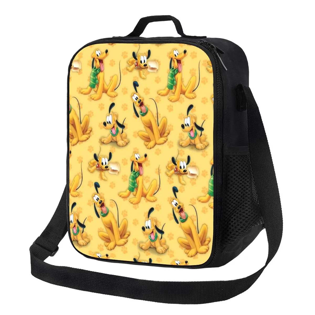 Scatole per il pranzo personalizzate con Pluto carino per le donne a tenuta stagna Donald Duck Cartoon Cooler Thermal Food Insulated Lunch Bag