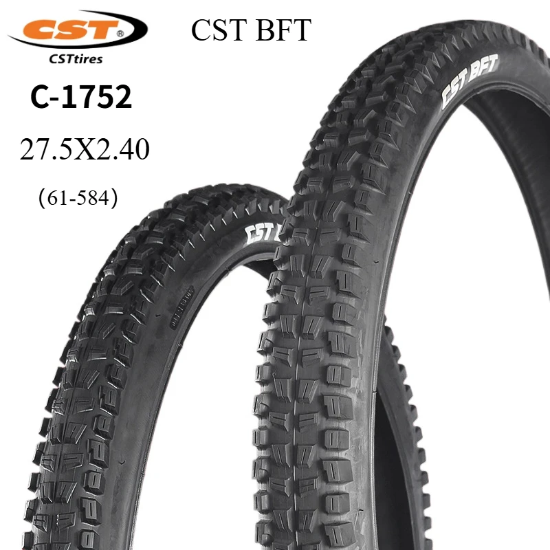 C1752 27.5X2.40 61-584 CST BFT MOUNTAIN BICYCLE TIRE MTB BIKE TYRE 27TPI