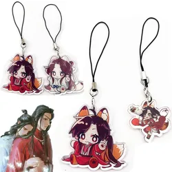 Anime Heaven Official's Blessing Cosplay Tian Guan Ci Fu Hua Cheng Xie Lian Couple Phone Chain Pendant Keyring Bag Keychain Gift