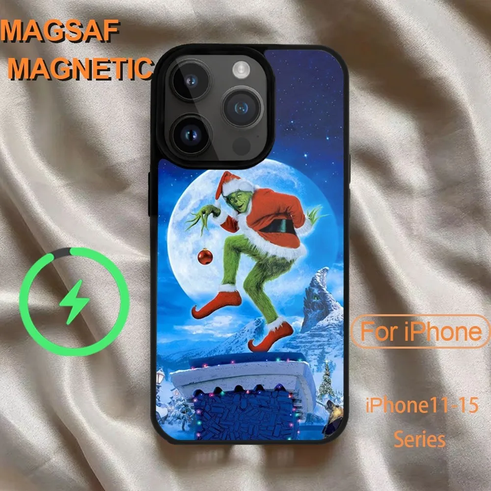 How The G-Grinch Stole C-Christmas Film  Phone Case  For iPhone 14 13 12 11 15 Pro Max Magsafe Wireless Charge Plus Mini Cover