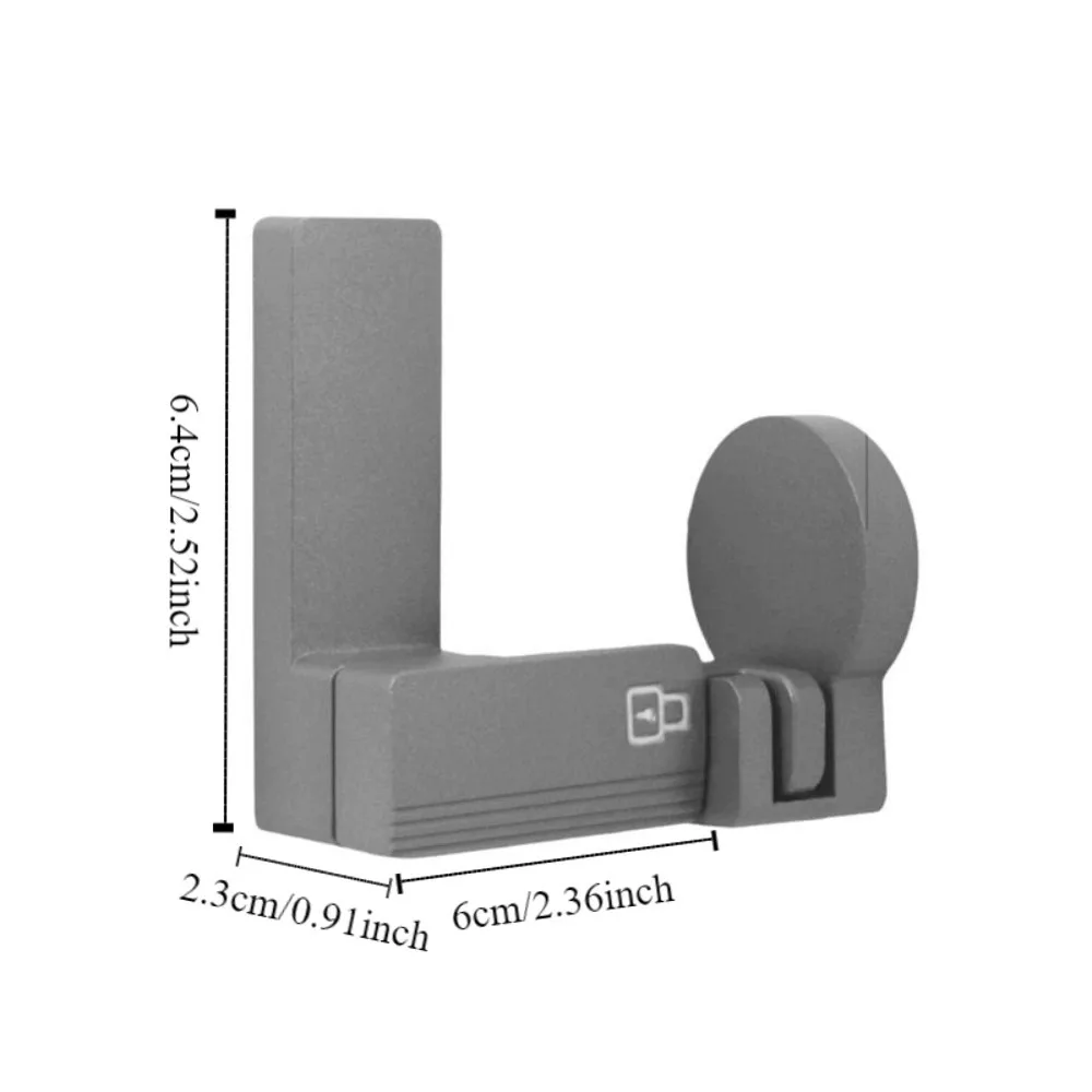 ตัวล็อคประตูอเนกประสงค์แบบเลื่อน 90/180 องศา ป้องกันการโจรกรรม แข็งแรง ทนทาน พร้อมไฟเรืองแสงในที่มืด อุปกรณ์ล็อคประตู