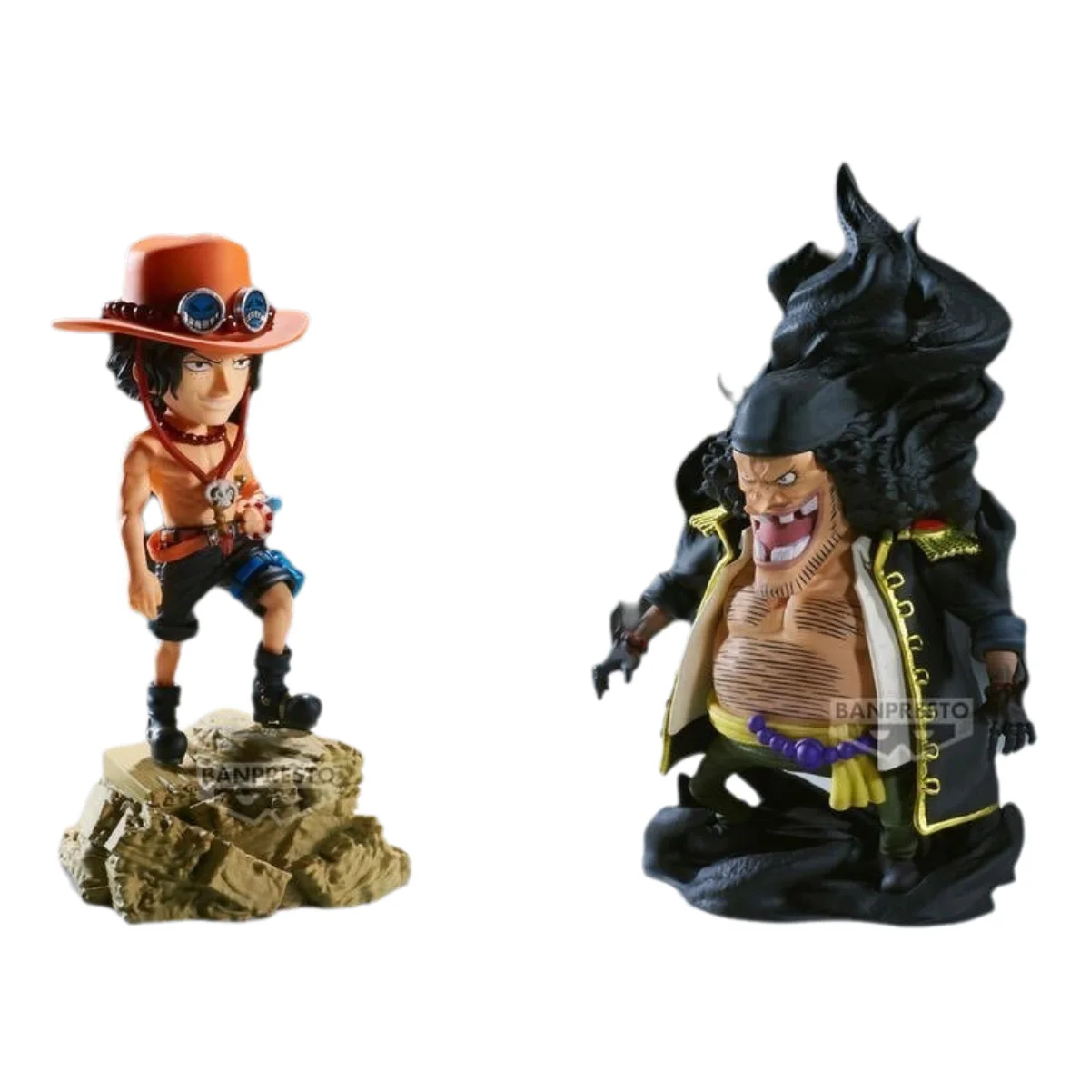 Bandai banpresto kit de modelo genuíno de uma peça wcf log histórias portgas · d · ace vs marshall · d · ensinar figuras de ação modelo meninos brinquedos