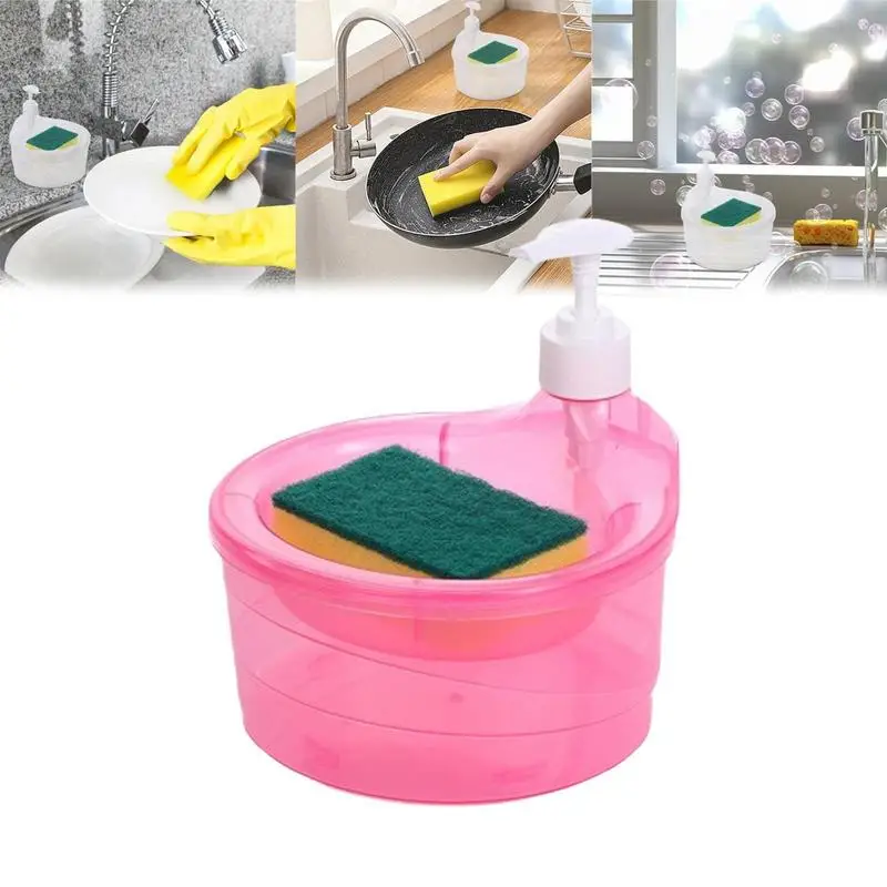 Dishwasher Dispenser Kitchen Washing Up Liquid Dispenser Counter Dish Washing Soap Dispenser Bathroom Kitchen Soap Dispenser