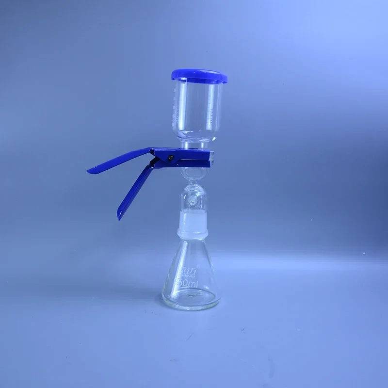 Laboratory Bottle with Glass Sand Core Liquid Solvent Filter Unit Vacuum Filtration Apparatus