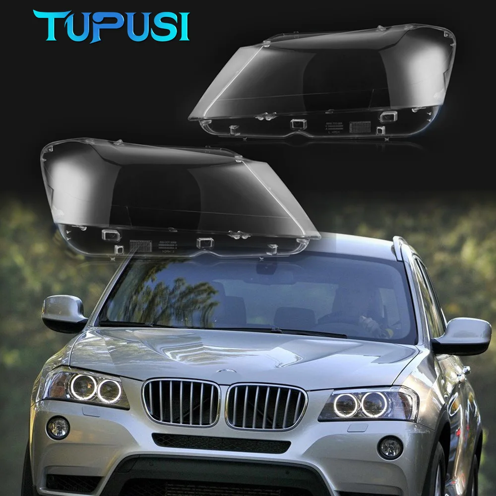 

For BMW X3 F25 2010 2012 2013 Car Headlight Cover cap Headlamp Shade Head Lamp headlight lamp cover automobil parts accessori