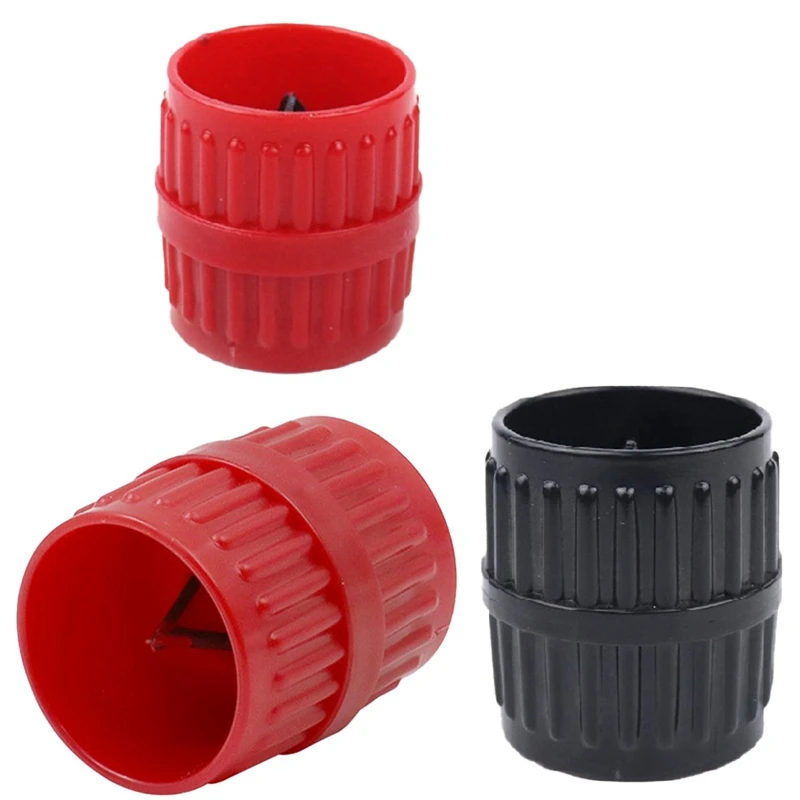 

3-Piece Set Inner And Outer Circle Trimmer Deburring Chamfering Trimming Black&Red