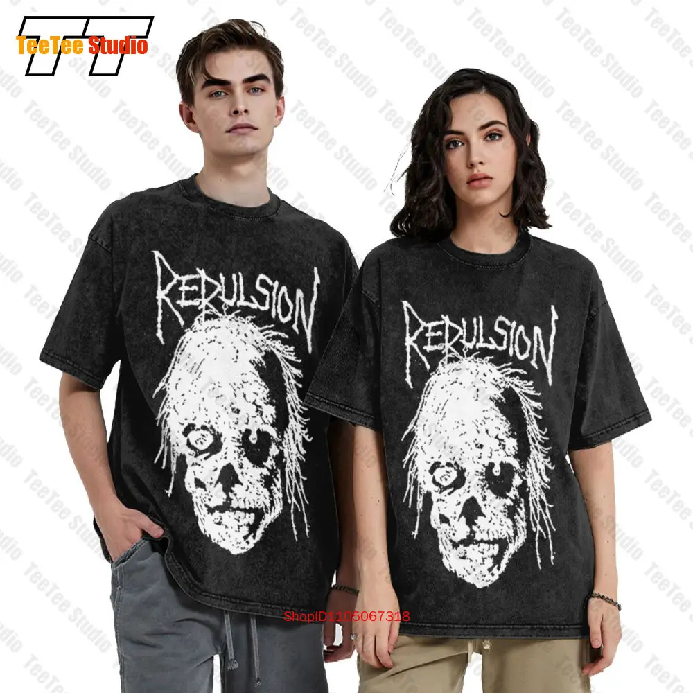 Repulsion Carcass Bolt Thrower Terrorizer Morbid Angel Impetigo Death Vintage Oversized T-Shirt JM7F