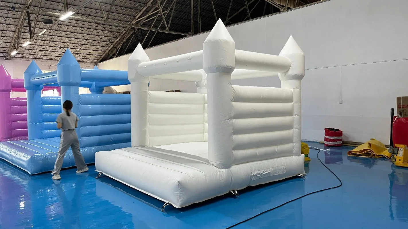 

Most Popular Wedding Bounce House Kids Trampoline Inflatable Commercial Jumping Castle White Bouncy Castle