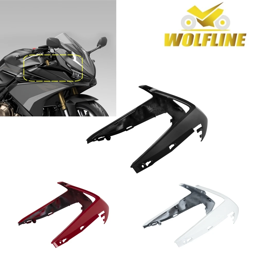 

WOLFLINE for Honda CBR500R Upper Headlight Side Fairing Cover Headlight Side Cover Spoiler Panel for Honda CBR500R 2019-2023