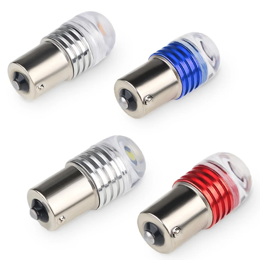 STONEGO 1156 BA15S P21W 1157 BAY15D Red Strobe Lamp 5630 3SMD Right LED Bulbs 12V Car Brake Turn Signal Tail Flashing Light - view 6
