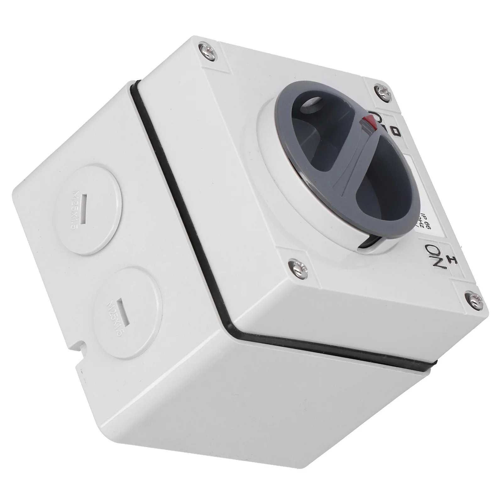 Outdoor Waterproof Switch Socket Dustproof Isolation Rotary OnOff Buttons Indicators 500V(3P32A )