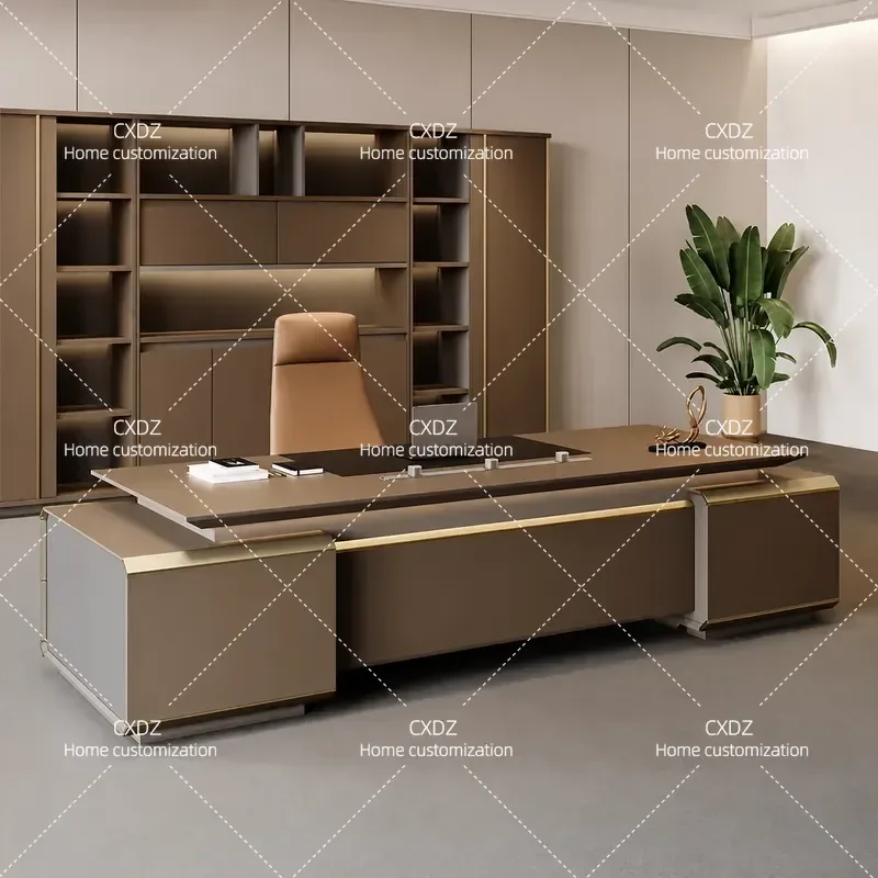 Boss table Modern simple President Manager Office furniture Light luxury senior executive desk table