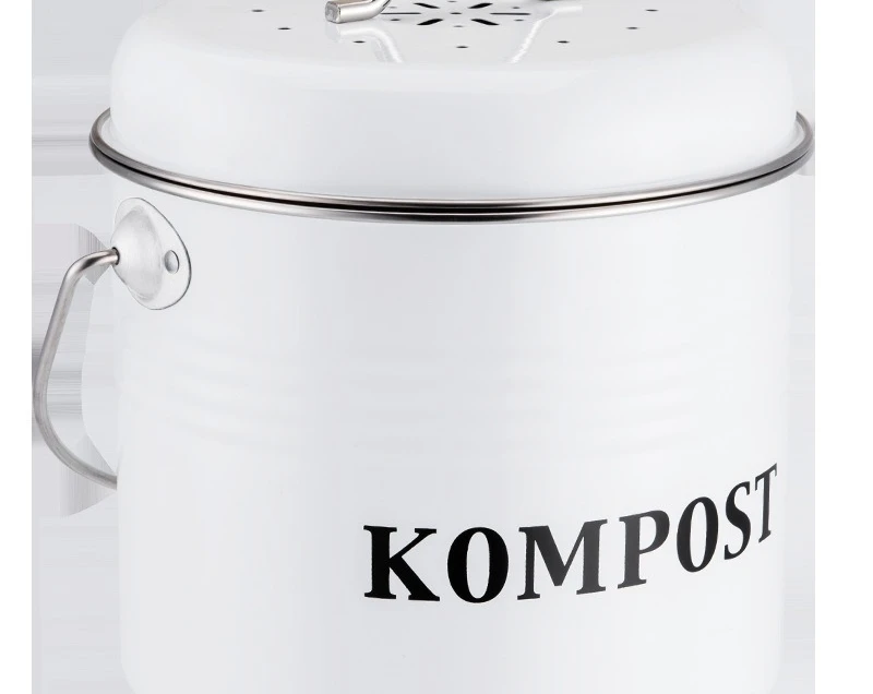 

Activated Deodorant Wet Garbage with Lid Storage Bucket Odorless Kitchen Anti-odor Arm Hand Food Waste Trash Can
