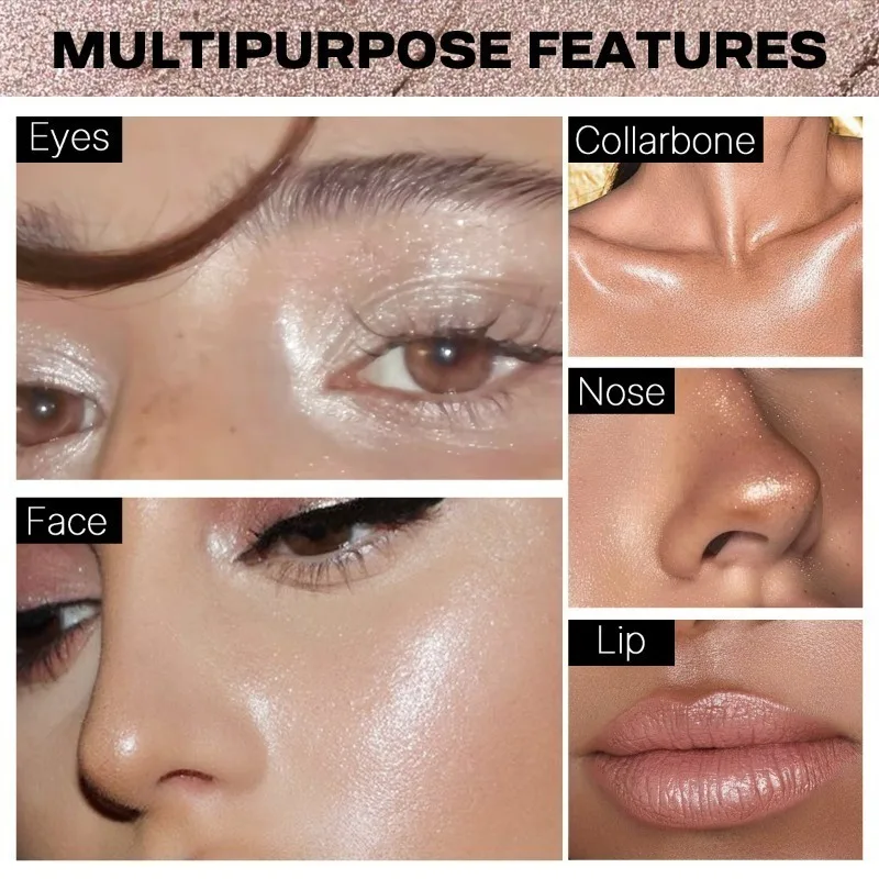 Penna per occhi a 6 colori, evidenziatore per illuminare gli occhi, impermeabile e resistente al sudore, evidenzia ombretto, cosmetici per occhi