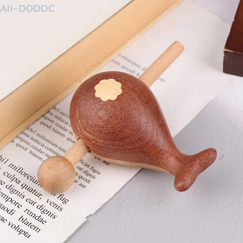 Temple Block Percussion Instrument Traditional Musical Toy Portable Meditation Classical Buddhist Gift Wooden Fish Toy