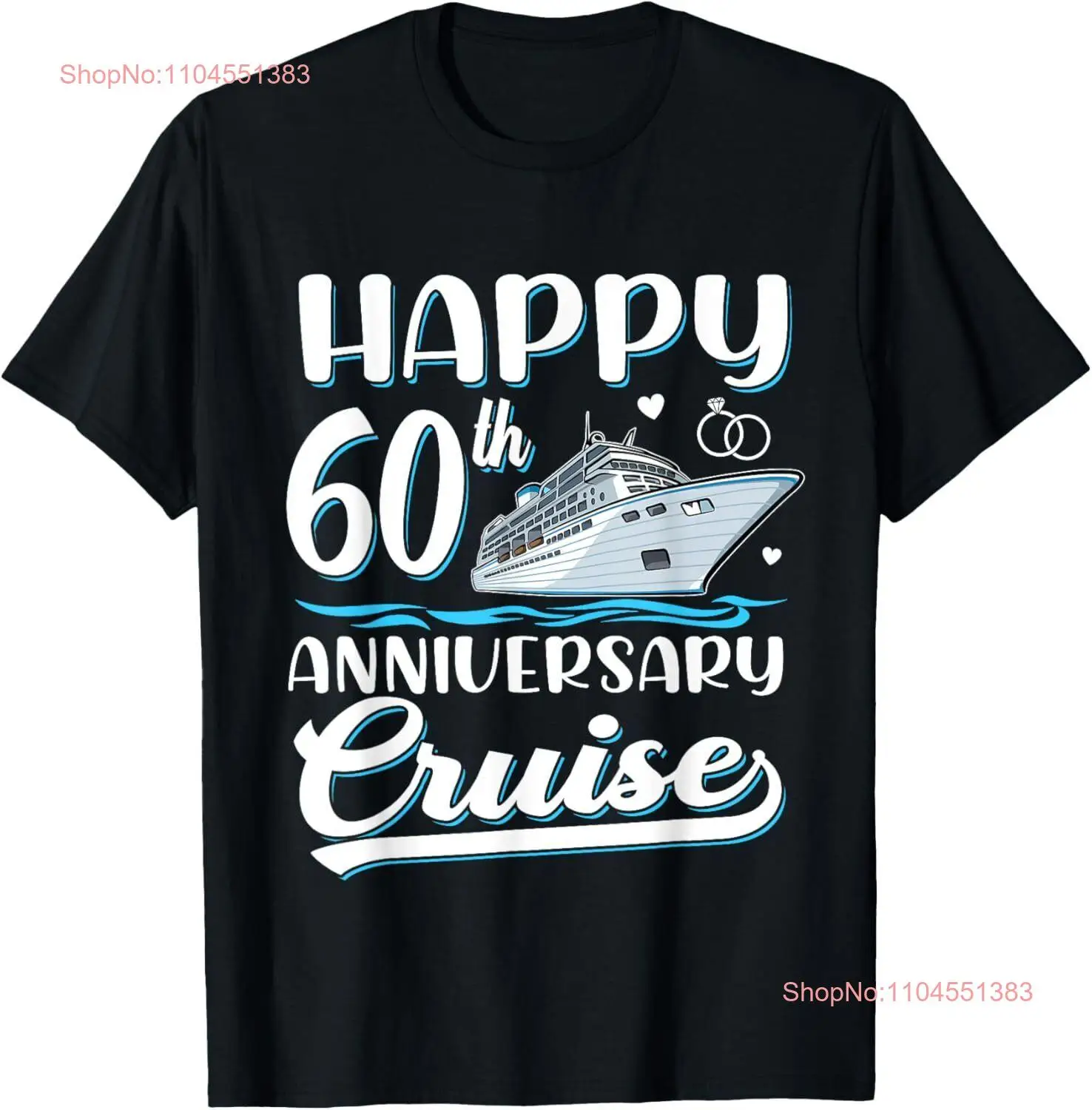 

Круизная свадьба 60-летия, 60-летняя футболка для пар, толстовка с капюшоном