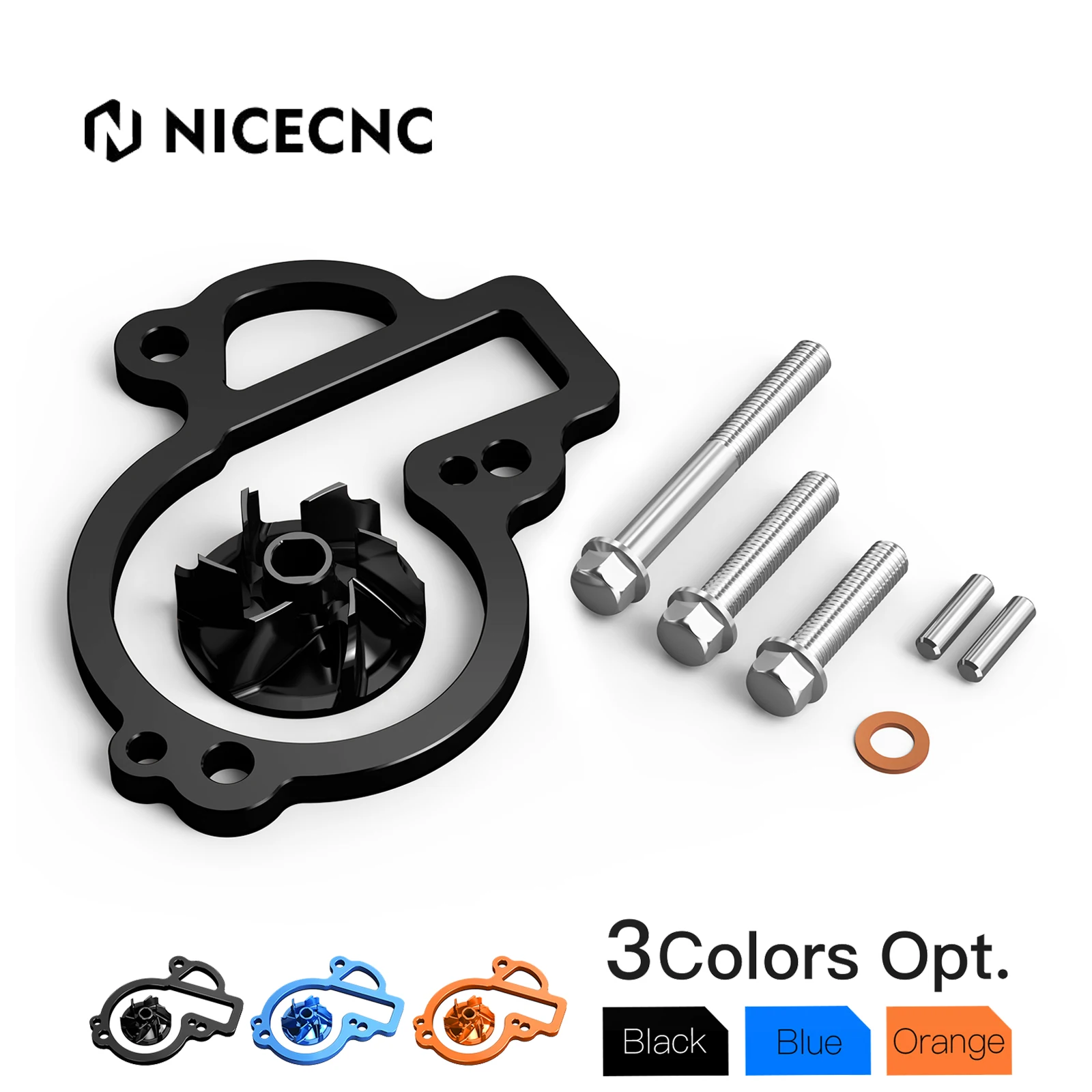 

NICECNC For Husqvarna FE 450 FE 501 2017-2024 FC FS 450 2016-2024 FR450 RALLY FE501W 2024 Oversized Water Pump Impeller Cooler