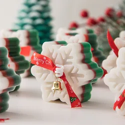 Christmas Day Gift Snowflake Aromatherapy Candle Atmosphere Candle Winter Gift Box Creative Home Decoration Holiday Gift