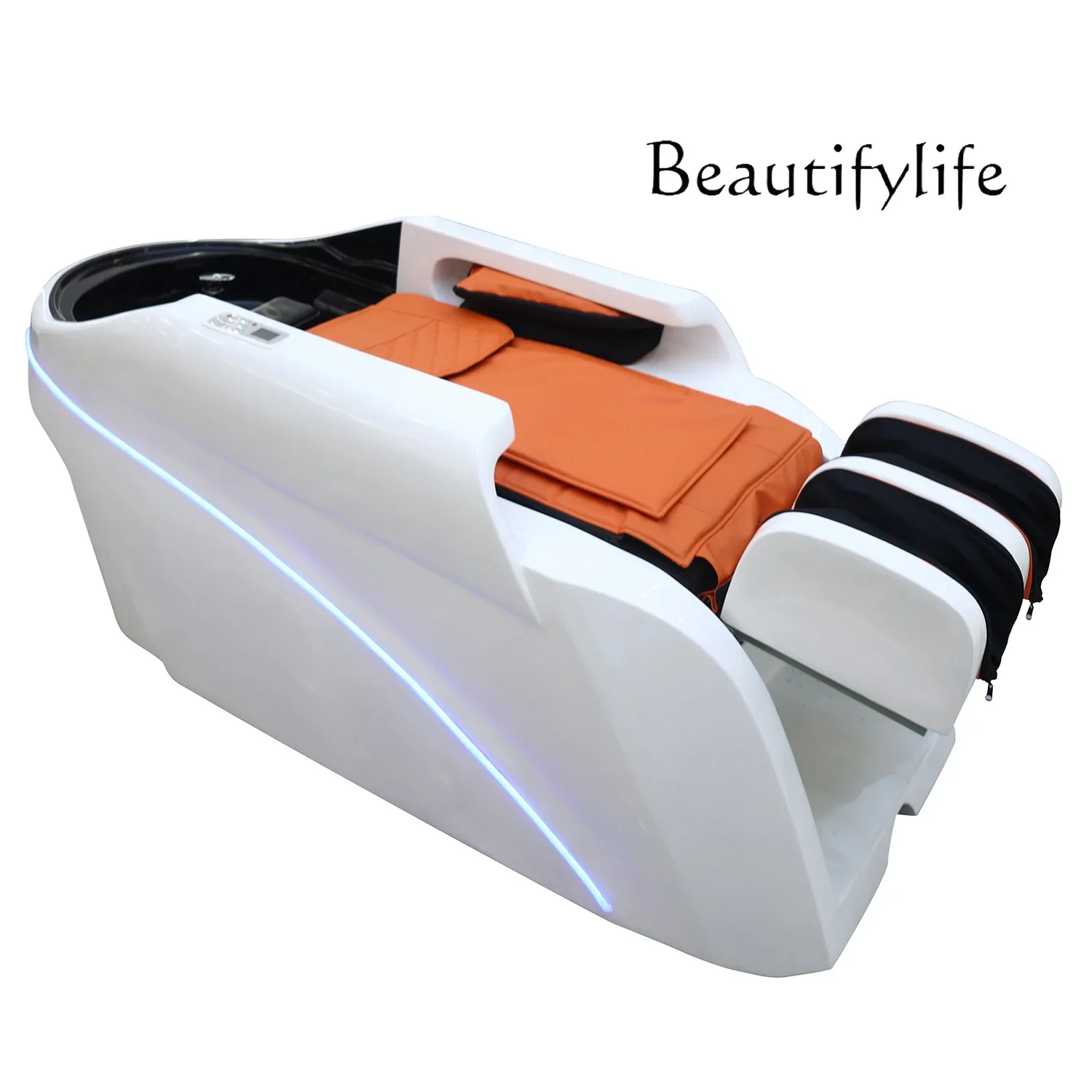 Intelligent electric fiberglass Thai massage shampoo bed hair salon special water circulation shampoo massage