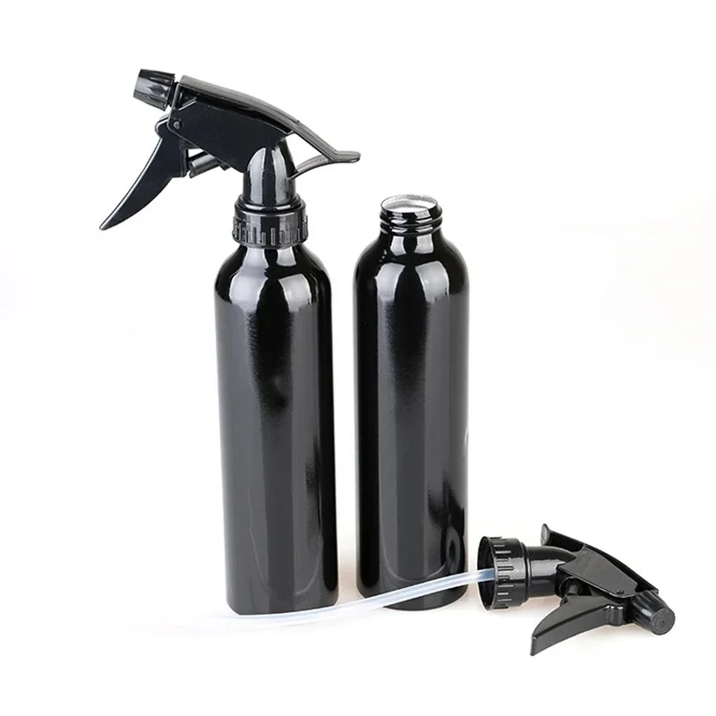 2pcs Tattoo Supplies Black 250ML Aluminum Pressure Spray Pump Bottle for Hairdressing Flowers Water Sprayer Tool